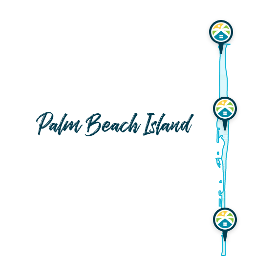 Palm Beach Island Map Palm Beach Island Map